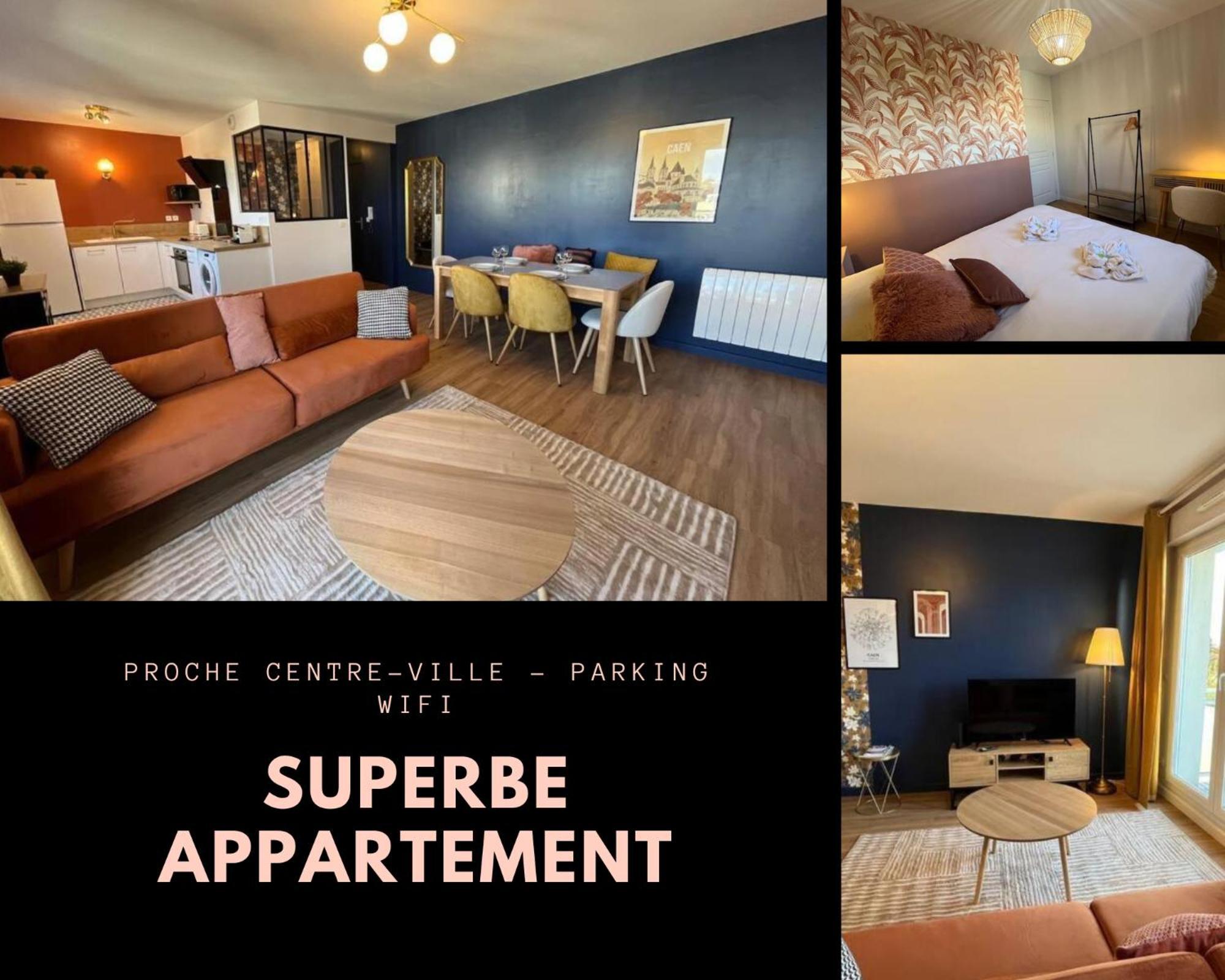 Appartamento Dahlia, Appt Cosy Avec Parking Et Balcon Caen Esterno foto